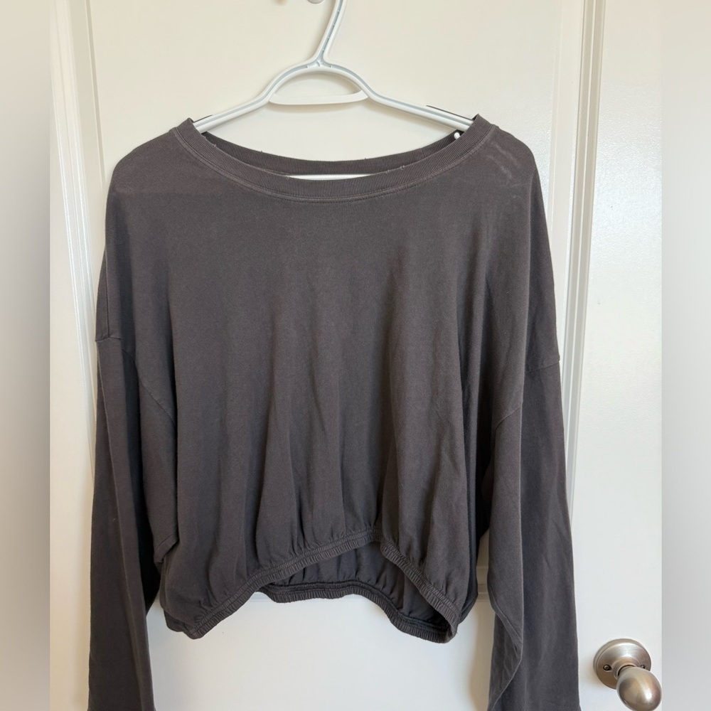 Offline by Aerie Long Sleeve Crop Top Large - Picture 3 of 4